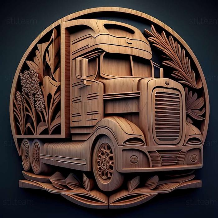 3D модель Euro Truck Simulator 2018 Игра Разыскиваются дальнобойщики (STL)